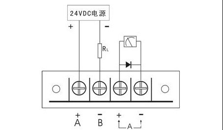 四線(xiàn)制壓力變送器接線(xiàn)圖